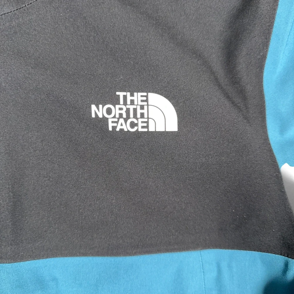 North Face Jacket Adult MEDIUM Blue Black DryVent Hooded Outdoor Gorpcore Y2K